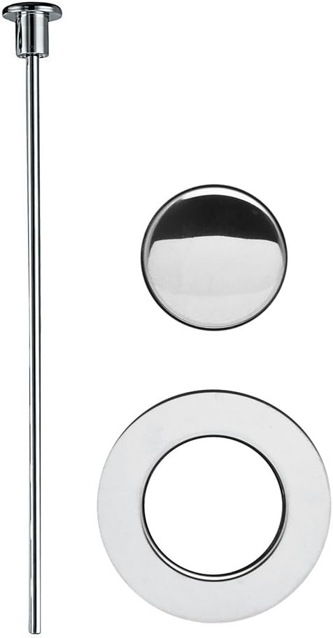PF WaterWorks PopUp Drain Trim Kit (Stopper Cap, Flange, Pull Rod) for EasyPOPUP, SinkSTRAIN, ClogFREE, FlexPOPUP Drain