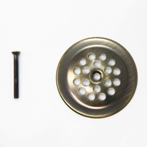 PF WaterWorks Bathtub/Bath Tub Drain Shoe Grid/Strainer Cover with Matching Screw