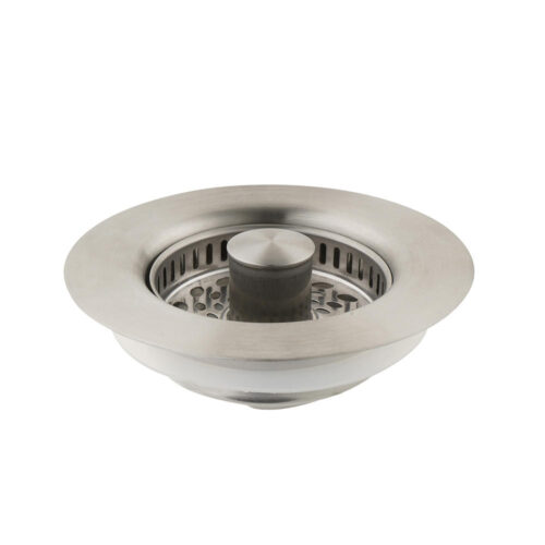 Plumb Works Stainless Steel 3-in-1 Kitchen Sink Strainer and Stopper