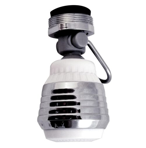 TouchFLOW Water Sense Listed Kitchen Aerator with Pause (Trickle) - Swivel Dual Spray Dual Thread (15/16-27, 55/64-27) - 1.5 GPM; PF0547