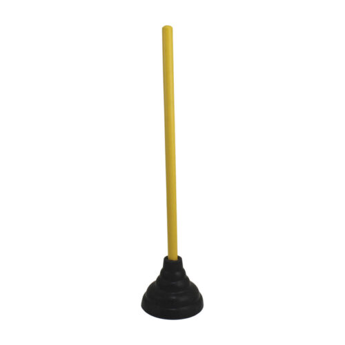 Heavy Duty 6" Force Cup Toilet Plunger 21" Wooden Handle