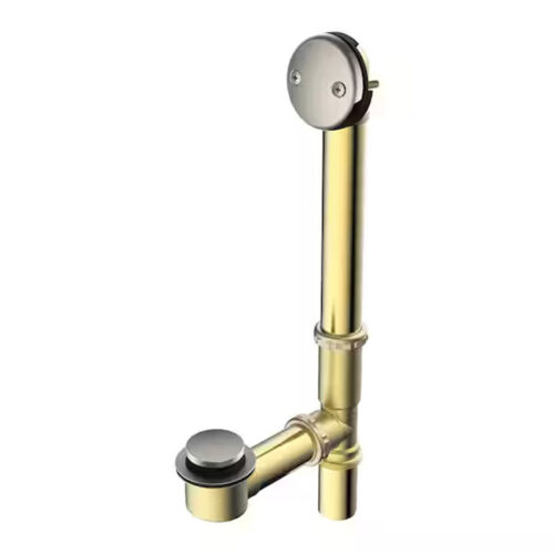 TOE-TOUCH BATHTUB DRAIN - 20 GA BRASS